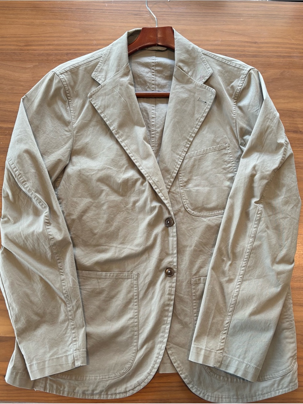 Buck Mason khaki-Tone Lightweight Cotton Jacket Blazer